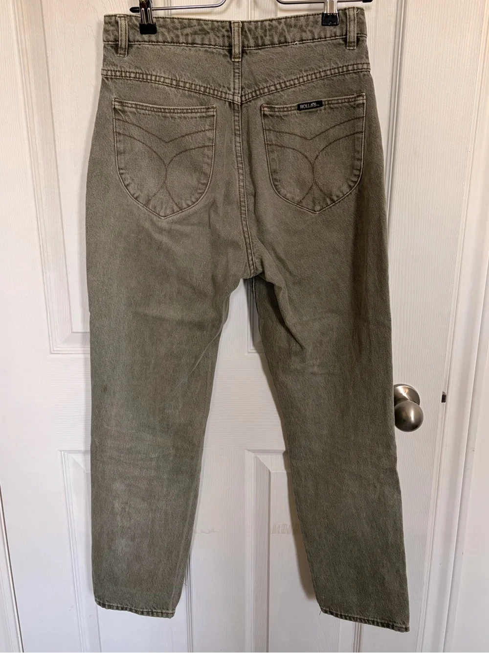 Rolla’s Dusters High Rise Slim | Olive - Picture 2 of 11